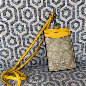 Yellow Coach Cardholder
